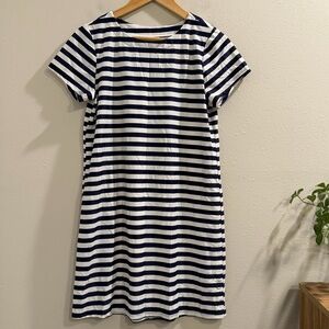 Jude Connally Small Striped Jude Cloth Ella Dress Stretch Preppy Work Casual